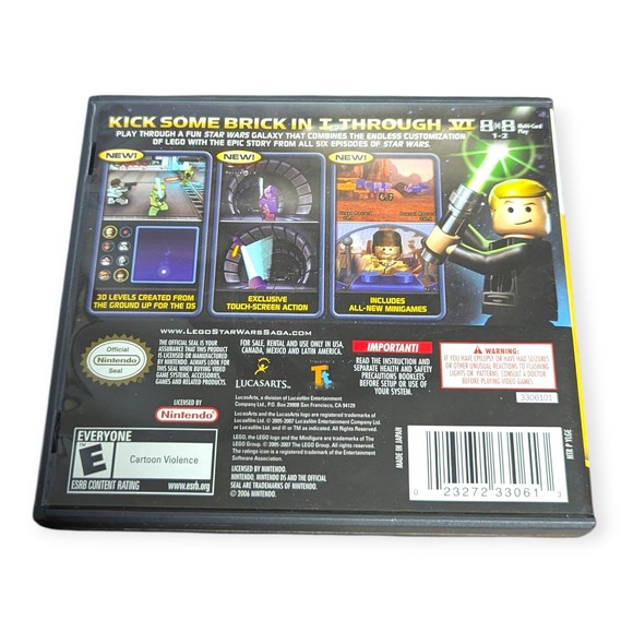 LEGO Star Wars The Complete Saga Nintendo DS Game Complete CIB - Picture 8 of 9